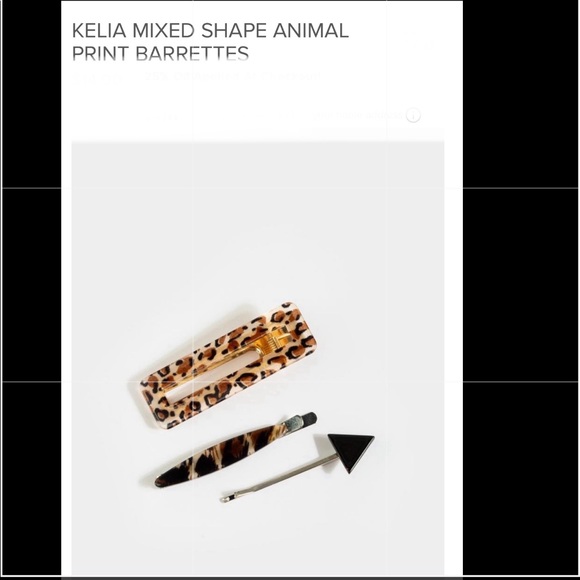 Francesca’s collections kelia mixed shape barrette - Picture 8 of 8